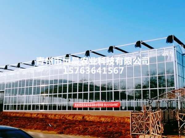 玻璃温室青岛工地