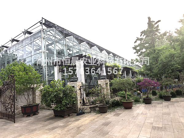 玻璃温室北京工地