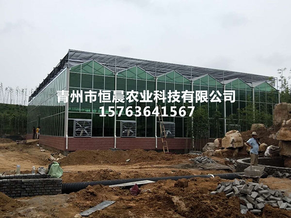 玻璃温室招远工地