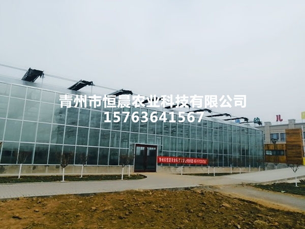 玻璃温室河北工地