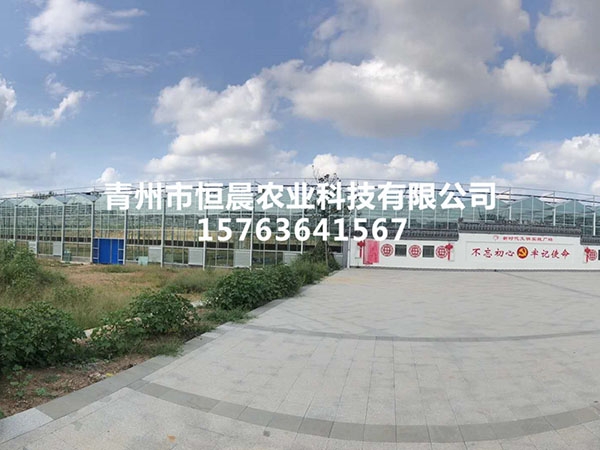 玻璃温室青岛工地