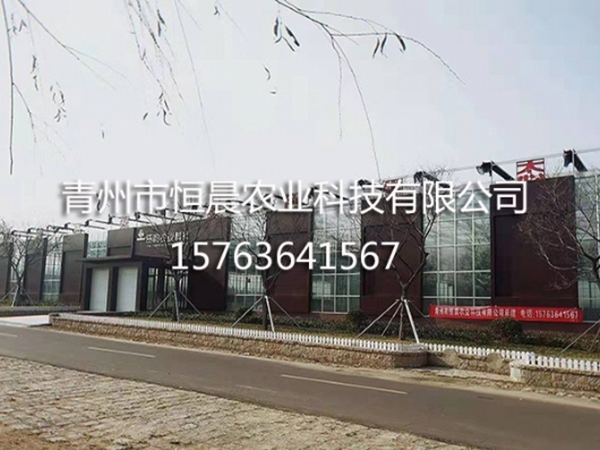 玻璃温室青岛工地