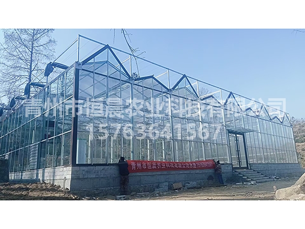 玻璃温室河南信阳工地