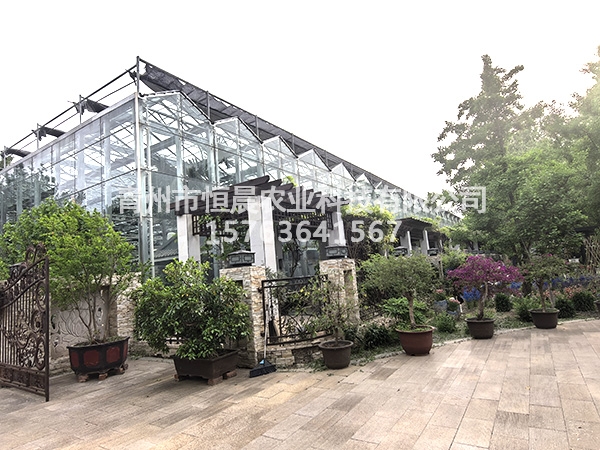玻璃温室北京工地